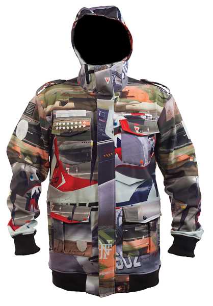 Neff Warplanes - Grigio Uomo Moda Ski Abbigliamento (U8563)